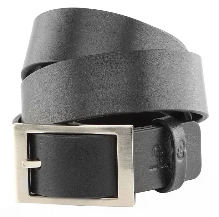 Ремень GRANDE PELLE 00239 кожаный Черный