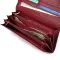 Жіночий гаманець з кишенею для телефону з натуральної шкіри ST Leather 23069 Бордовий