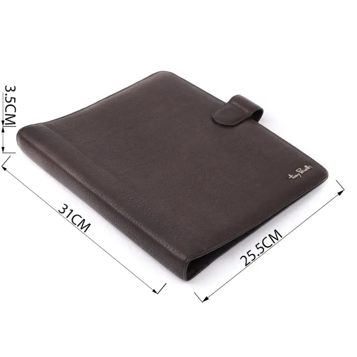 Практичний органайзер із зернистої натуральної шкіри Tony Perotti 20839_1 (2283 moro) Коричневий