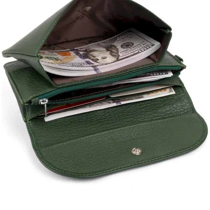 Жіночий клатч жіночий ST Leather 19320 Зелений