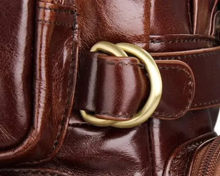 Рюкзак Vintage 14520 кожаный Коричневый