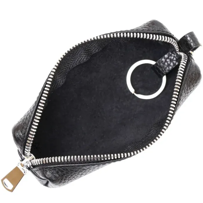 Шкіряна ключниця унісекс Shvigel 16536 Чорний