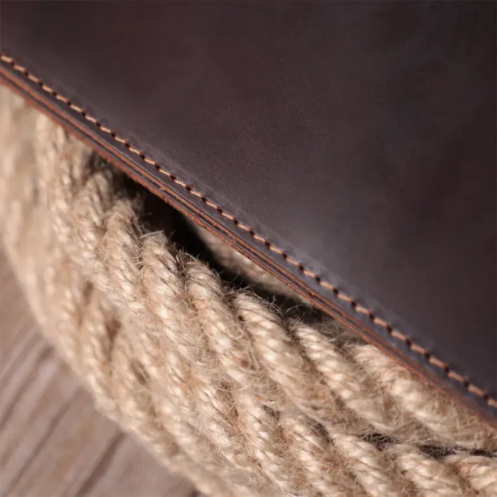 Вертикальний гаманець унісекс із натуральної шкіри Vintage 15083 Коричневий