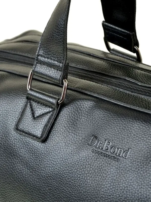 Сумка Мужская Дорожная иск-кожа DR. BOND 8710 black