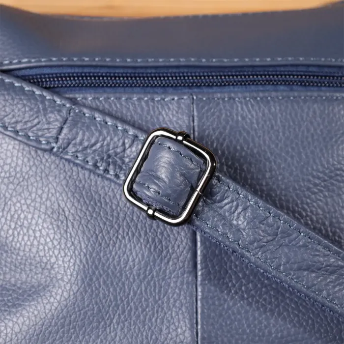 Зручна жіноча сумка з натуральної шкіри Vintage 23019 Синій