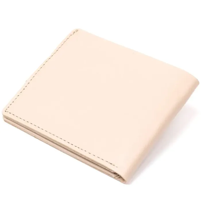 Стильное кожаное портмоне Shvigel 16468 Бежевый