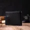 Горизонтальний чоловічий гаманець з натуральної шкіри Vintage 15019 Чорний