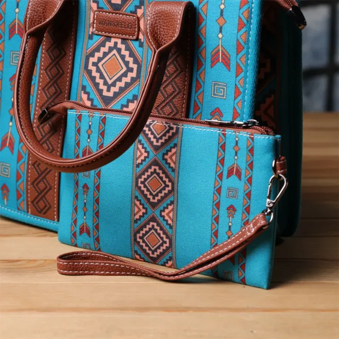 Барвиста жіноча сумка з текстилю Vintage 15151 Різнокольоровий