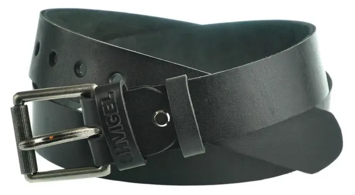 Ремінь SHVIGEL шкіряний 00058 Чорний