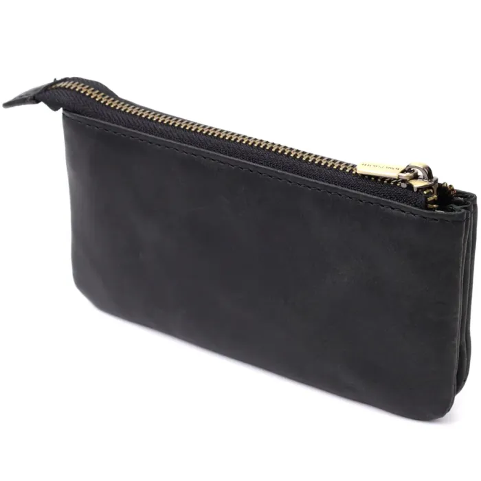 Зручна ключниця на два відділення з матової натуральної шкіри Tony Perotti 20836_1 (3350 nero) Чорний