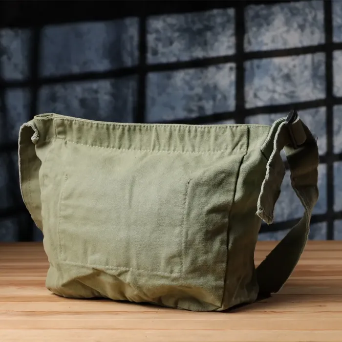 Сумка на плече з якісного текстилю Vintage 15131 Оливковий
