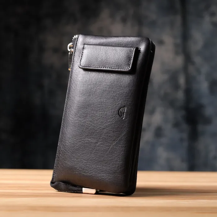 Оригінальний жіночий гаманець з натуральної шкіри Tony Perotti 20903_1 (2651 nero) Чорний