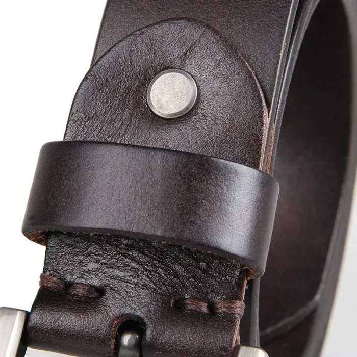 Ремінь чоловічий Vintage 14465 Коричневий