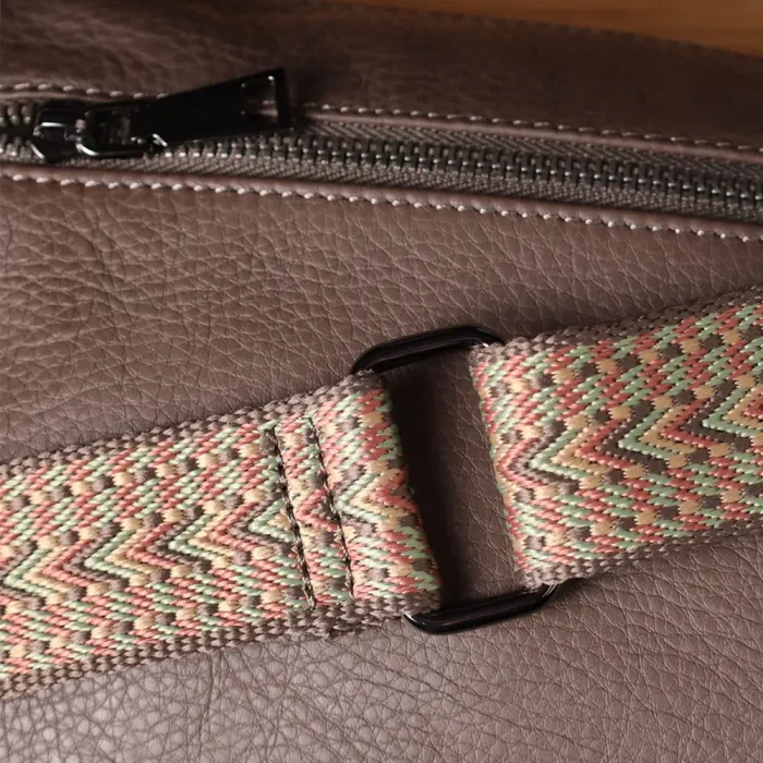 Практична жіноча сумка на плече із натуральної шкіри Vintage 23003 Коричневий