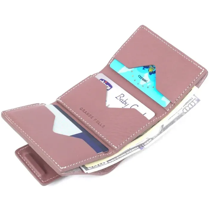 Чудове жіноче портмоне Grande Pelle 11575 Рожевий