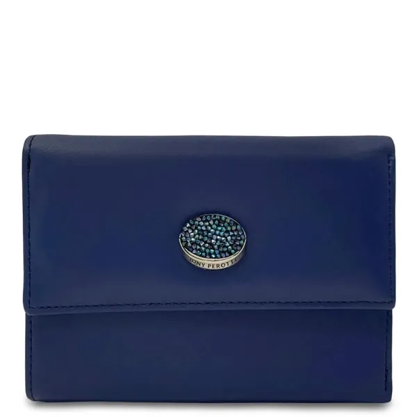 Жіночий гаманець Tony Perotti Swarovski 500N (90061) Синій