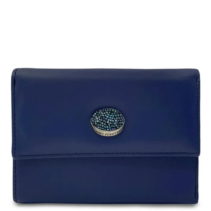 Жіночий гаманець Tony Perotti Swarovski 500N (90061) Синій