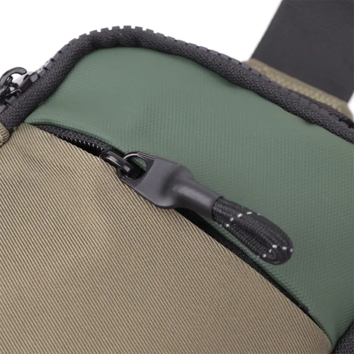 Невелика слінг сумка для подорожей із якісного текстилю Vintage 22871 Зелений