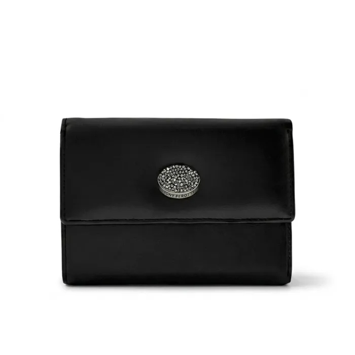 Жіночий гаманець Tony Perotti Swarovski 500N nero (90017) Чорний