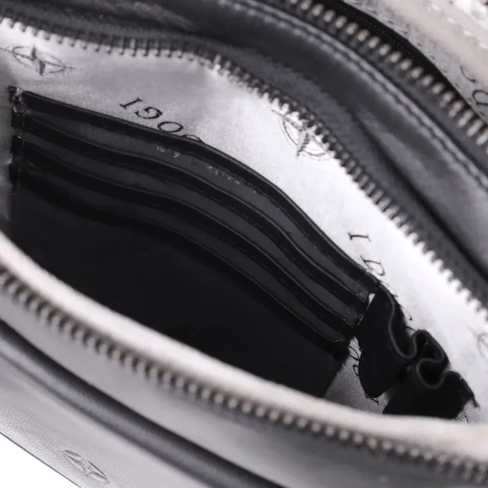 Стильна чоловіча сумка через плече з натуральної шкіри Tony Perotti 20882_1 (6047 nero) Чорний