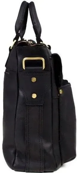 Сумка Vintage 14566 із натуральної шкіри Чорна