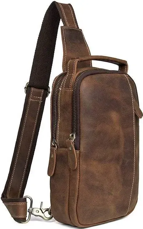 Сумка чоловіча Vintage 14519 Коричнева