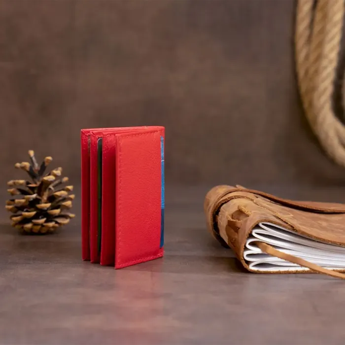 Візитниця-книжка ST Leather 19214 Червона