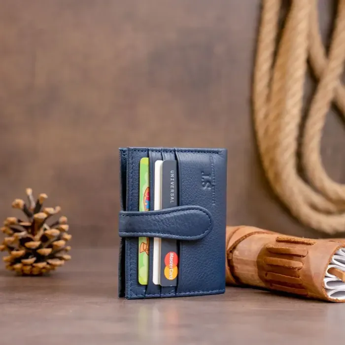 Кошелек-визитница ST Leather 19210 Темно-синий