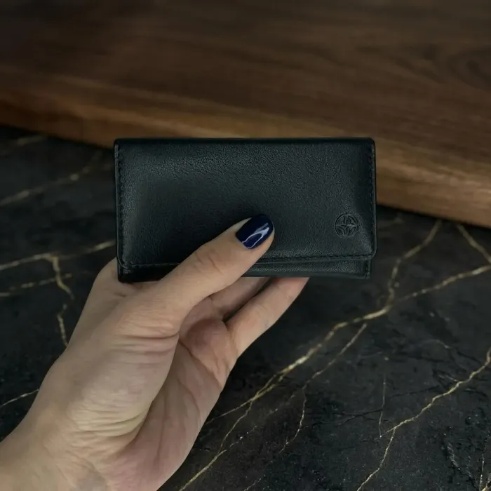 Ключниця Tony Perotti з натуральної шкіри Cortina 5005 nero (90131) Чорна