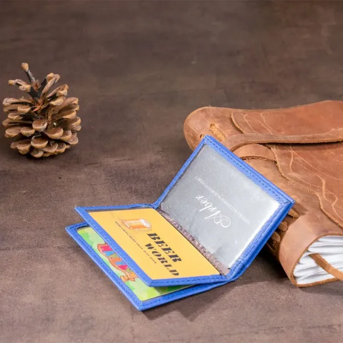 Візитниця-книжка ST Leather 19219 Синя