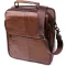 Сумка для чоловіків з ручкою для перенесення в руці з натуральної шкіри Vintage 23028 Коричневый