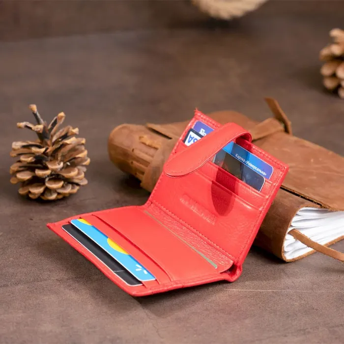 Гаманець-візитниця ST Leather 19211 Червоний