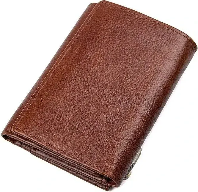 Гаманець Vintage 14511 шкіряний Коричневий