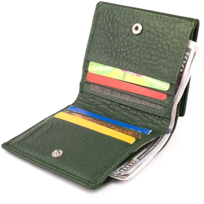 Компактный кошелек женский ST Leather 19262 Зеленый