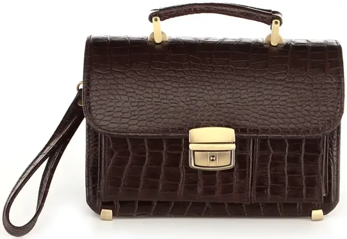 Барсетка SHVIGEL 00374 Коричнева