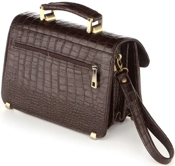 Барсетка SHVIGEL 00374 Коричнева