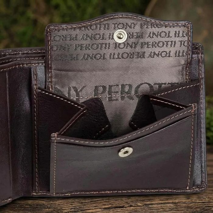 Подарунковий набір Tony Perotti Italico Портмоне+Ремінь+Брелок (534E-51+KR133+200/35) Коричневий