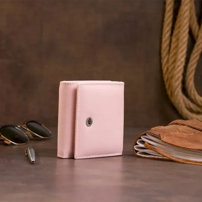 Компактний жіночий гаманець ST Leather 19258 Рожевий