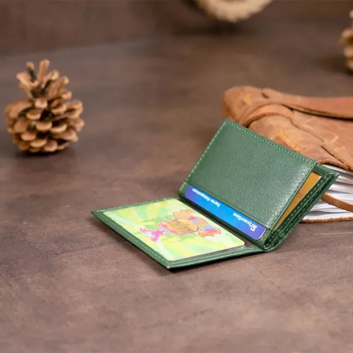 Візитниця-книжка ST Leather 19215 Зелена