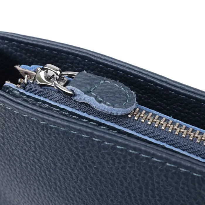 Повсякденна сумка жіноча на плече з натуральної шкіри Vintage 22911 Блакитний