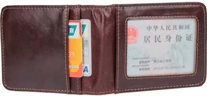 Затискач для купюр Vintage14513 Коричневий