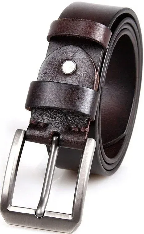 Ремінь чоловічий Vintage 14465 Коричневий