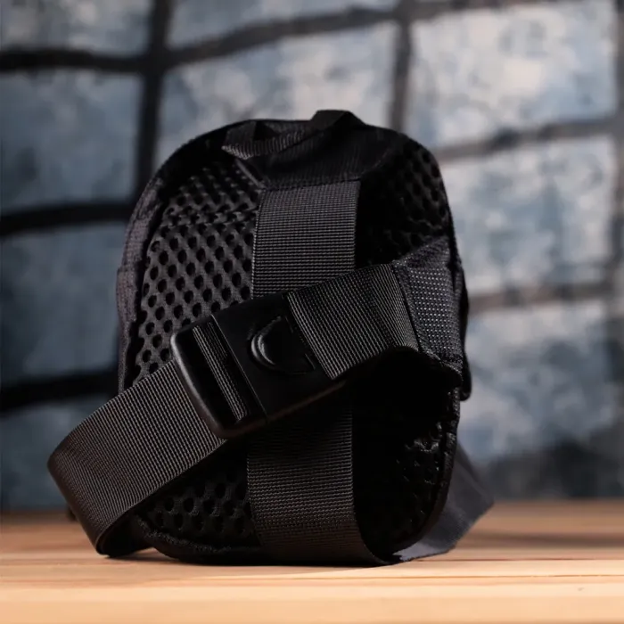 Слінг сумка для подорожей із якісного текстилю Vintage 22866 Чорний