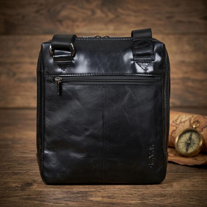 Чоловіча сумка Tony Perotti Italico 6001G-20 nero (90632) Чорна