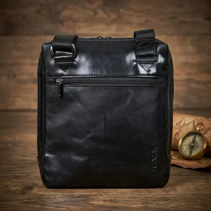 Чоловіча сумка Tony Perotti Italico 6001G-20 nero (90632) Чорна