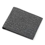 Чоловіче портмоне Accessory Collection 18140 з натуральної шкіри Сіре