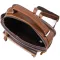 Чоловіча ділова сумка з ручкою для перенесення в руці з натуральної шкіри Vintage 23033 Коричневий