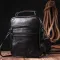 Стильна чоловіча сумка середнього розміру через плече з натуральної шкіри Vintage 15039 Чорний