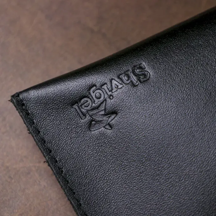 Шкіряна тревел-косметичка Shvigel 16420 унісекс Чорний