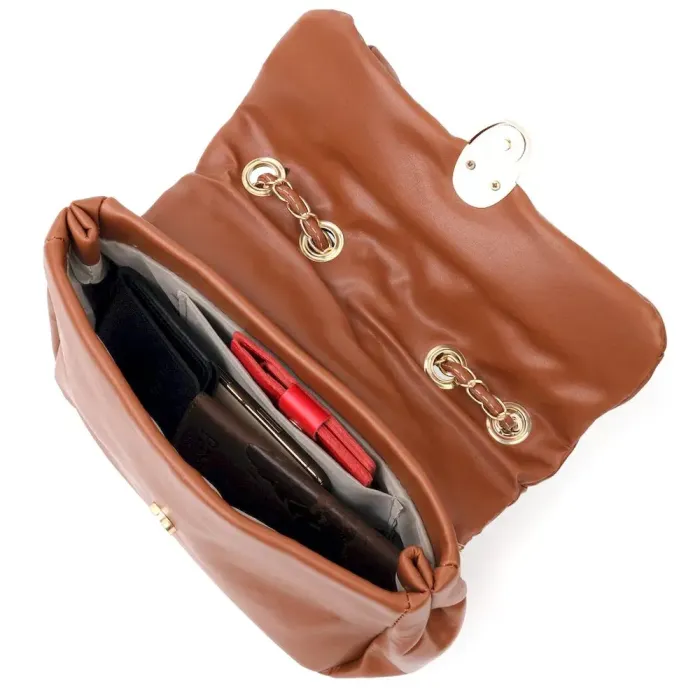 Оригінальна сумка жіноча з еко-шкіри Vintage 18711 Коричневий